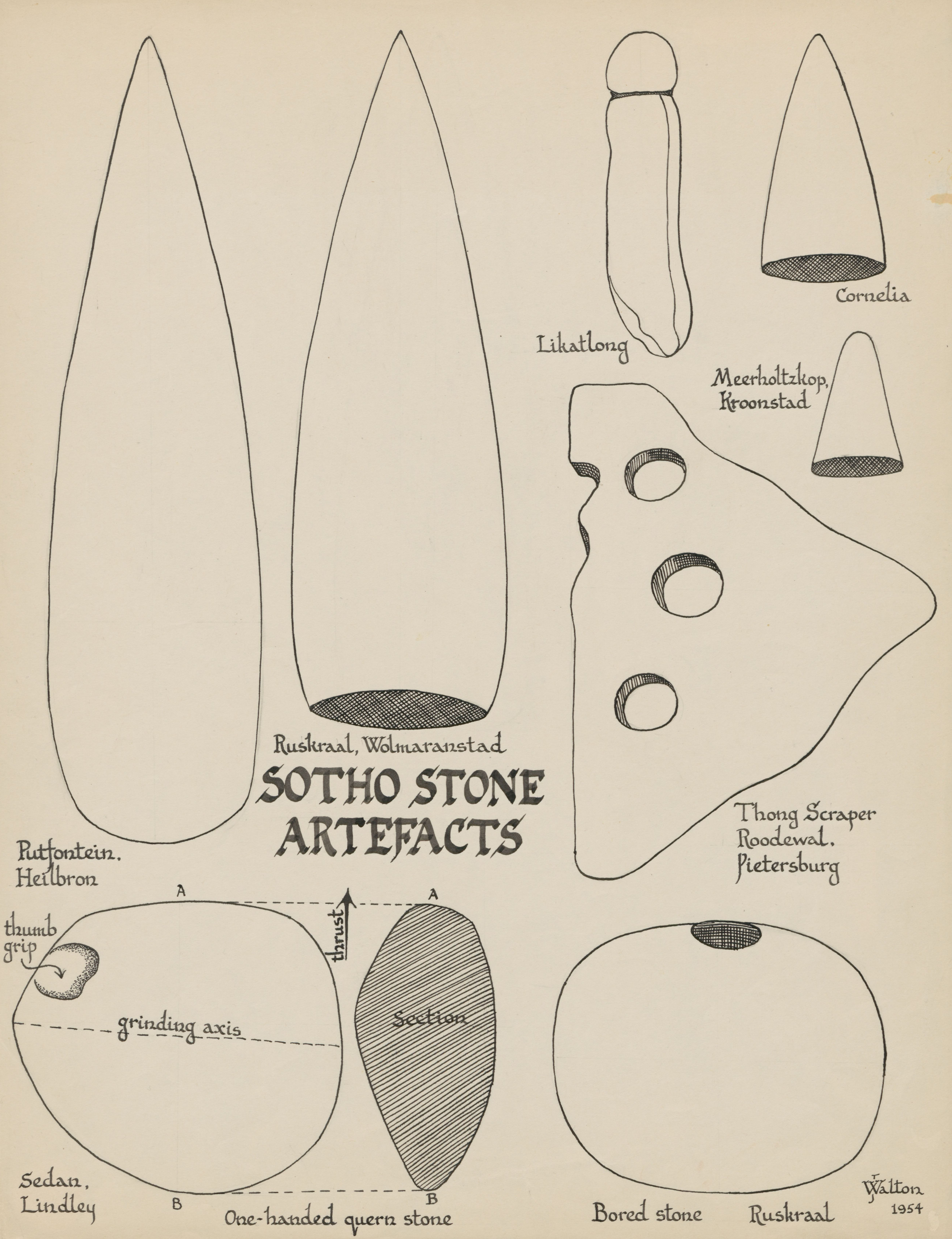 Sotho stone artefacts Sotho stone artefacts